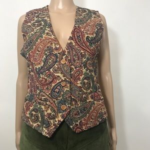 Vintage Tapestry Vest